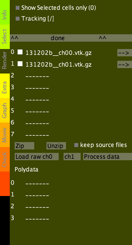 Manage local data tab